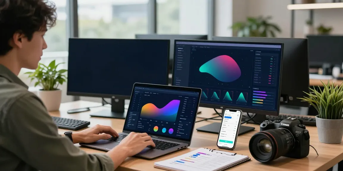 SEO expert analyzing instant indexing tools and metrics in a modern workspace.