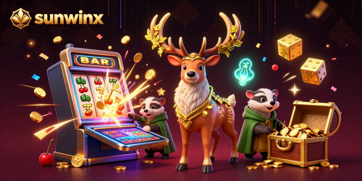 Experience thrilling gameplay at sunwinx with an exciting slot machine jackpot explosion.