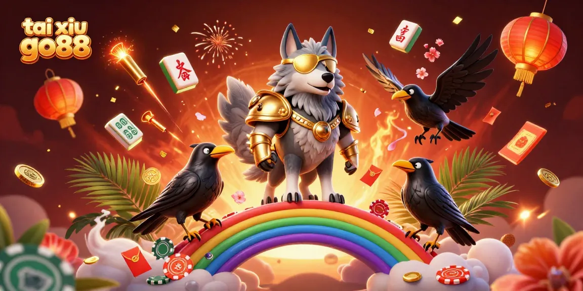 Experience thrilling tai xiu go88 gameplay in this vibrant, animated casino world featuring Norse-inspired elements.