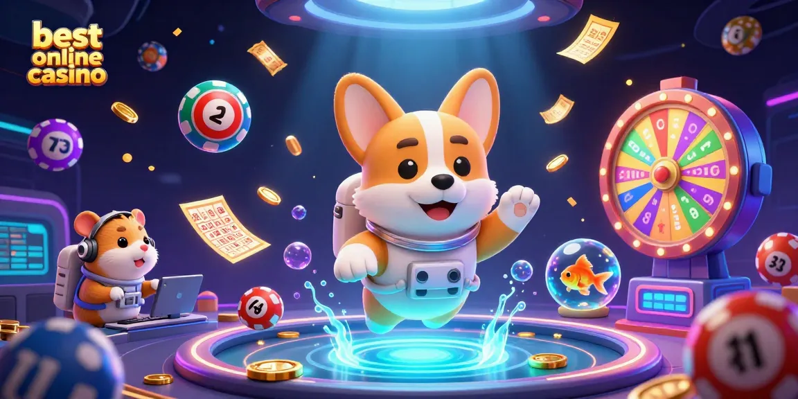Immerse in the best online casino experience with our 3D illustration of a cosmic gaming adventure.